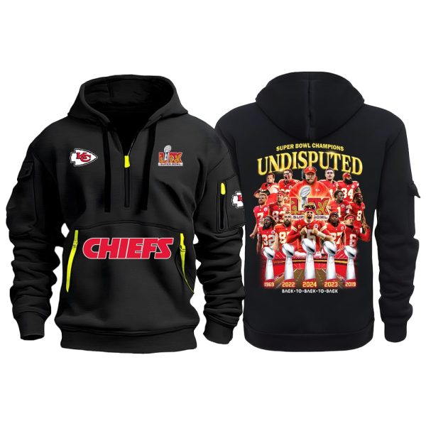 Chiefs Super Bowl LIX Champions Undisputed Heavy Hoodie