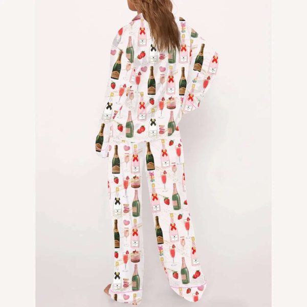 Christmas Champagne Pajama Set