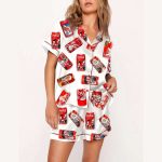 Christmas Santa Drinking Pajama Set