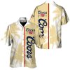 Coors Banquet Palm Tree Hawaiian Shirt