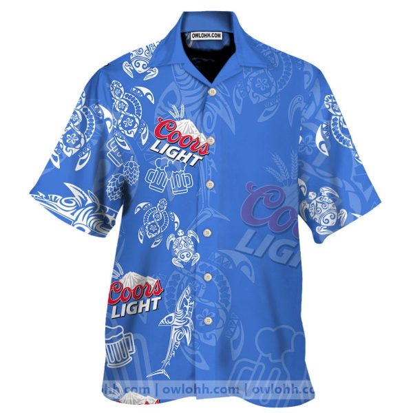 Coors Light Hawaiian Shirt