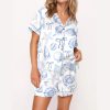 Coquette Seashell Satin Pajama Set