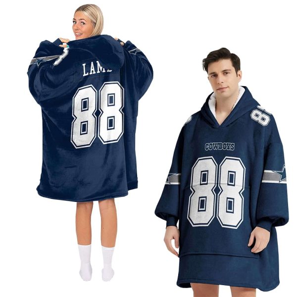 Cowboys 88 Lamb Blanket Hoodie