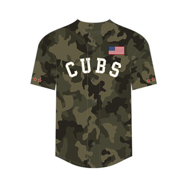 Cubs Armed Forces Jersey 2025 Giveaway