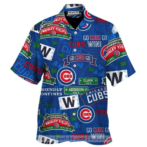Cubs Baseball Hawaiian Shirt