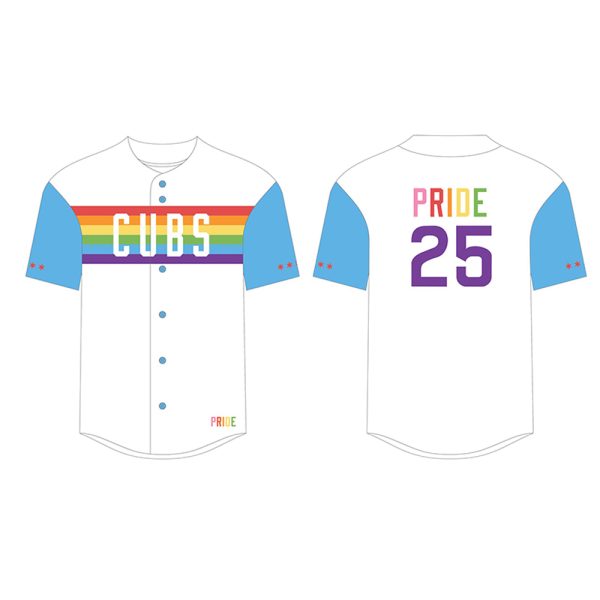 Cubs Pride Celebration Jersey 2025 Giveaway