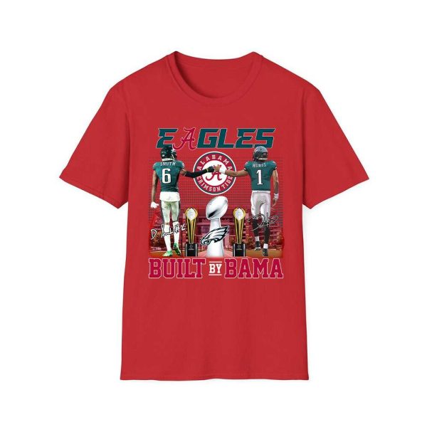 DeVonta Smith Jalen Hurts Eagles Alabama Built By Bama Shirt