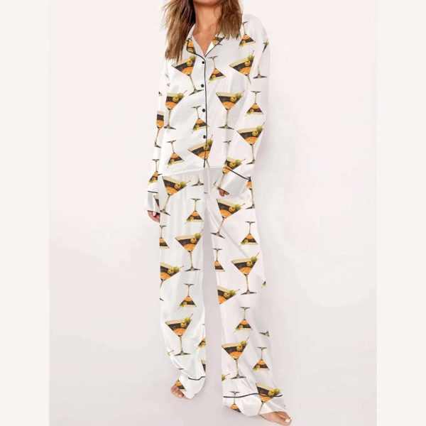 Dirty Martini Cocktail Pajama Set