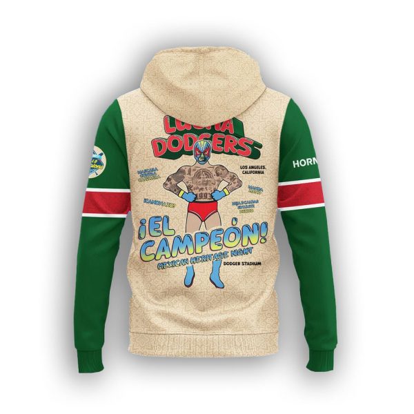 Dodgers Mexican Heritage Hoodie Night 2025