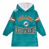 Dolphins 10 Hill Football Unisex Blanket Hoodie