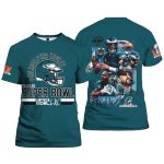 Eagles 02 09 25 Super Bowl LIX Let's Hunt Shirt