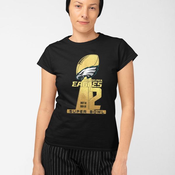 Eagles 2 Super Bowl Shirt