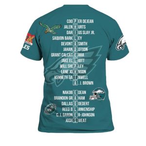 Eagles 2024 2025 Super Bowl LIX Champions Shirt 3