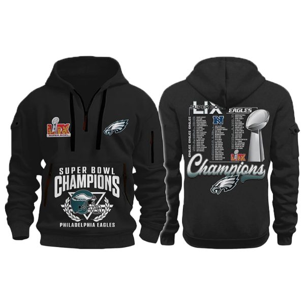 Eagles 2024 Super Bowl LIX Champions New Hoodie