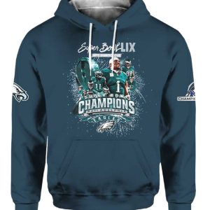 Eagles 2025 Super Bowl LIX NFC Champions Hoodie 2