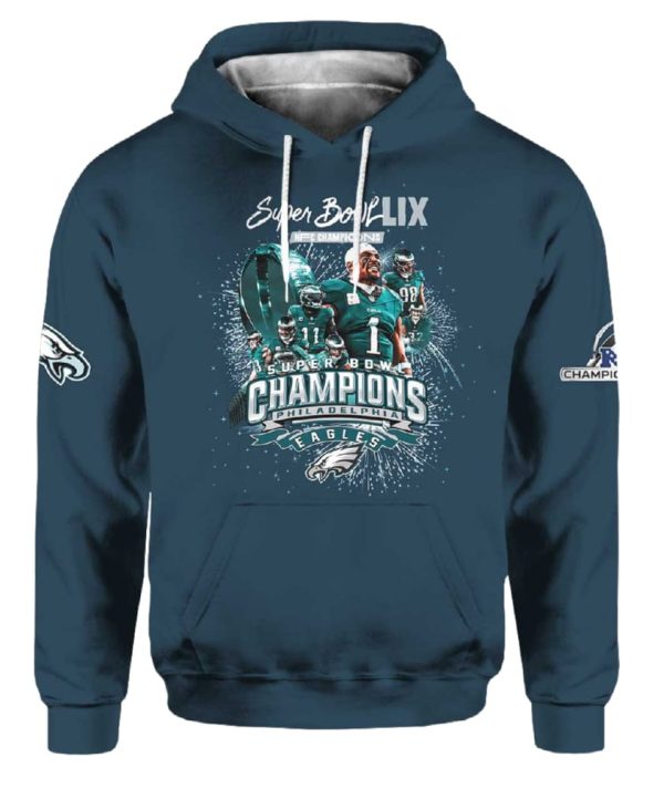 Eagles 2025 Super Bowl LIX NFC Champions Hoodie