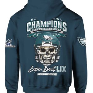 Eagles 2025 Super Bowl LIX NFC Champions Hoodie 3