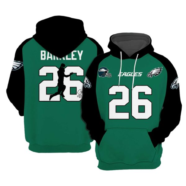 Eagles 26 Barkley Football Hoodie