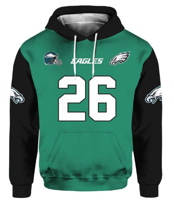 Eagles 26 Barkley Football Hoodie