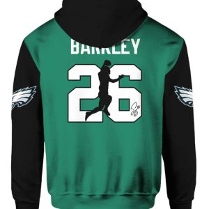 Eagles 26 Barkley Football Hoodie 3