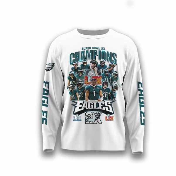 Eagles 2X Super Bow Champions 2025 Sweatshirt