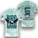 Eagles Bird Gang Super Bowl LIX Champions 3D Shirt