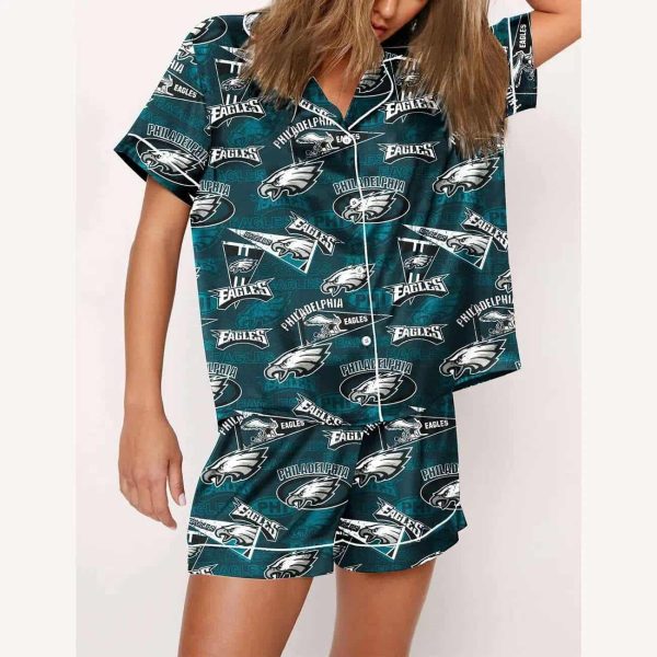 Eagles Football Pajama Set