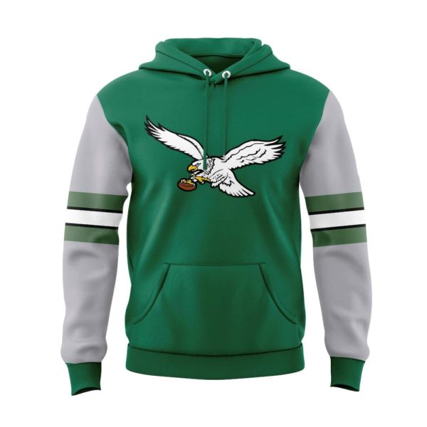 Eagles Kelly Green Super Bowl LIX Champions Hoodie