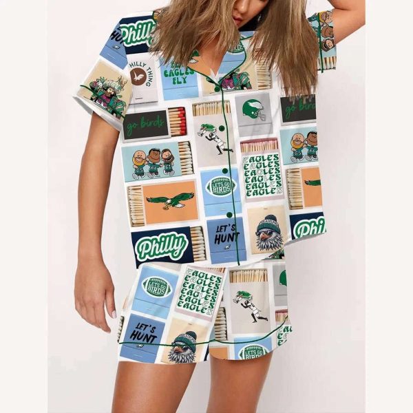Eagles Matchbook Pajama Set