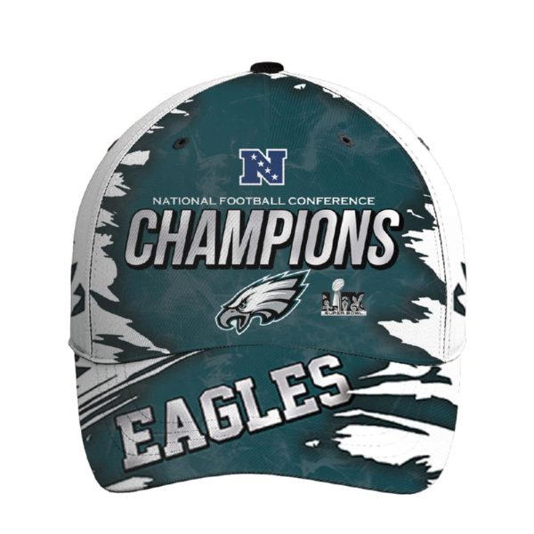 Eagles National Football Conference Champions Super Bowl LIX Hat