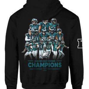 Eagles Ready To Roll East Division Champions 2024 Hoodie 3