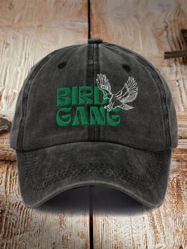 Eagles Retro Bird Gang Print Baseball Cap