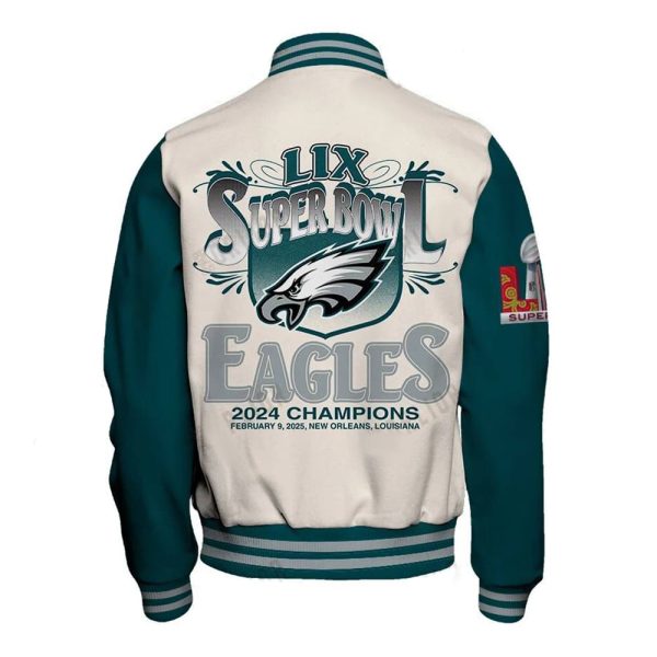 eagles super bowl varsity jacket