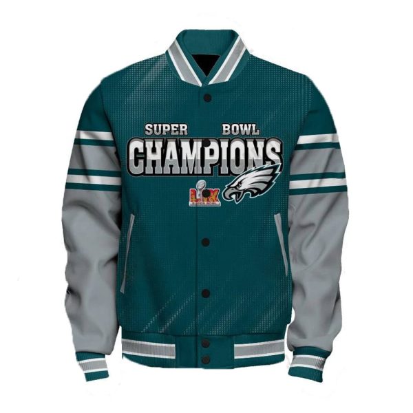 Eagles Super Bowl LIX 2025 Champions Varsity Jacket