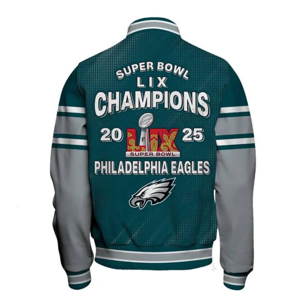 Eagles Super Bowl LIX 2025 Champions Varsity Jacket