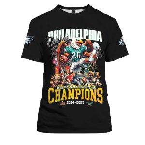 Eagles Super Bowl LIX Champions 2024 2025 Shirt 2