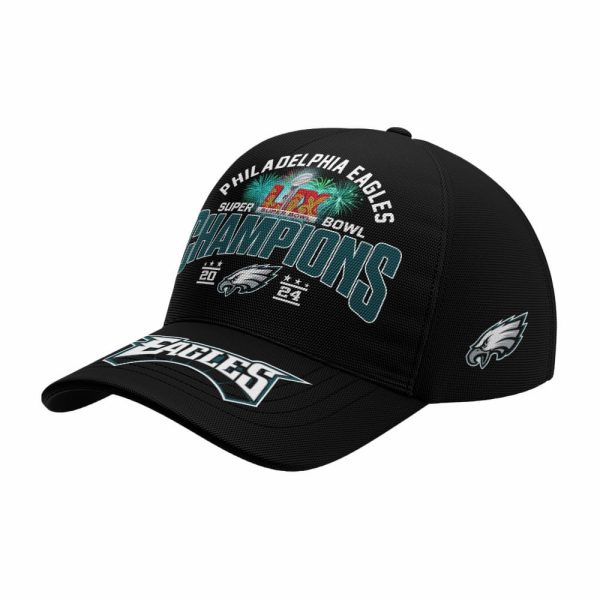 Eagles Super Bowl LIX Champions All Over Printed Cap