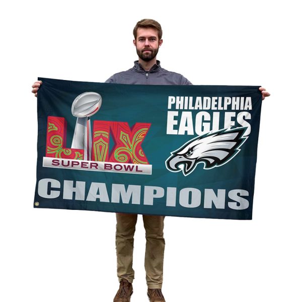 Eagles Super Bowl LIX Champions Flag