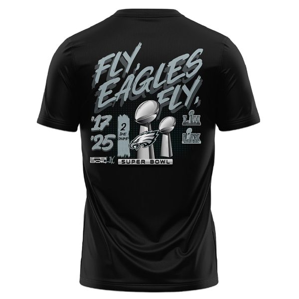 Eagles Super Bowl LIX Champions Fly Eagles Fly Shirt
