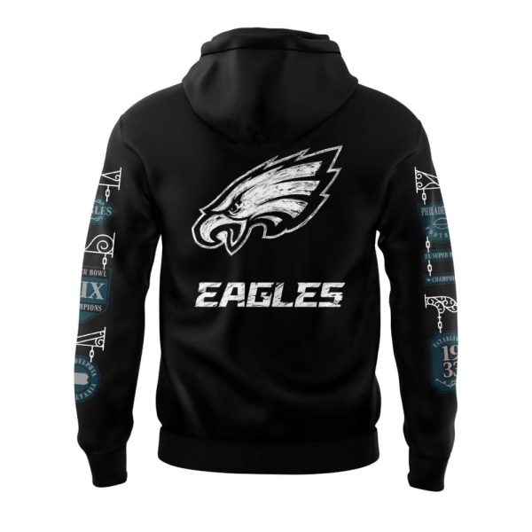 Eagles Super Bowl LIX Champions Lombardi Trophy Hoodie