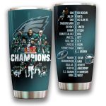 Eagles Super Bowl LIX Champions Tumbler Cup