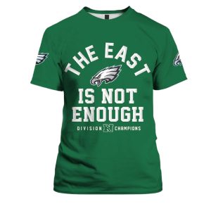 Eagles The East Is Not Enough Fly LIX Super Bowl Shirt 2