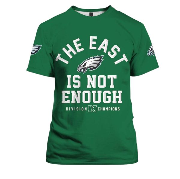 Eagles The East Is Not Enough Fly LIX Super Bowl Shirt