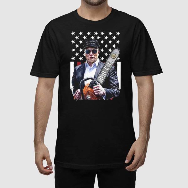 Elon Musk Chainsaw DOGE Shirt