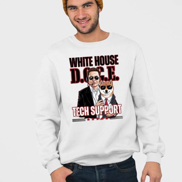 Elon Musk White House Doge Tech Support Shirt