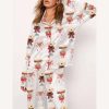 Espresso Martini Art Christmas Pajama Set