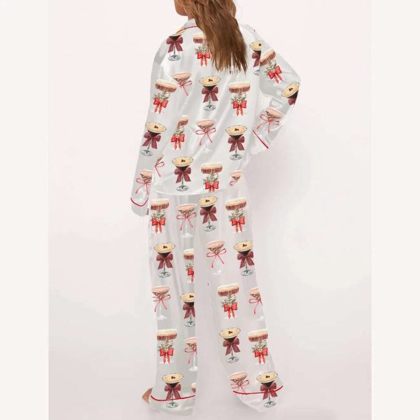 Espresso Martini Art Christmas Pajama Set