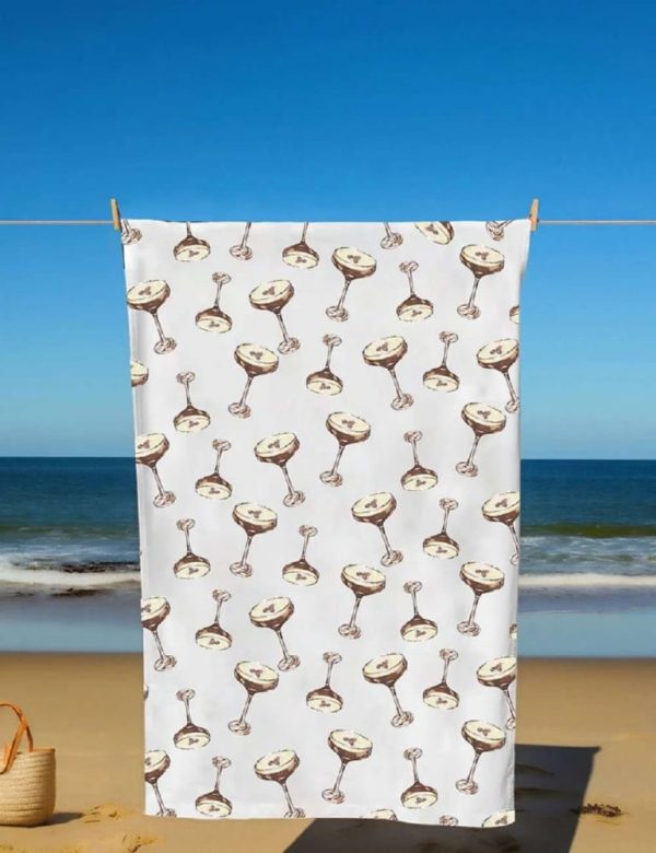 Espresso Martini Beach Towel