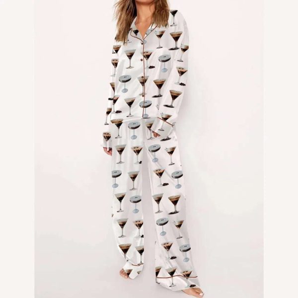 Espresso Martini Cocktail Pajama Set