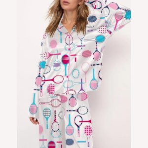 Tennis Life Satin Pajama Set2